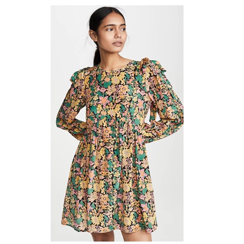 NWT Banjanan XS silk Petra minidress, floral